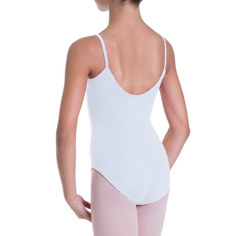 White Kids' Bloch Overture Oriana Princess Seam Leotards | USEGJ50639