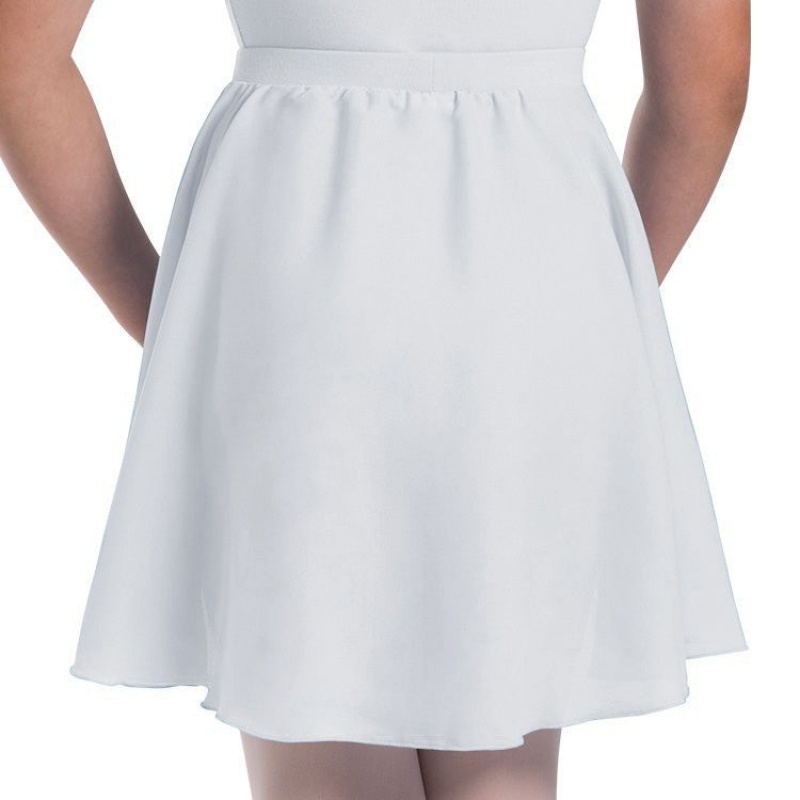 White Kids' Bloch Royale Exam Skirts | AUSWC77480