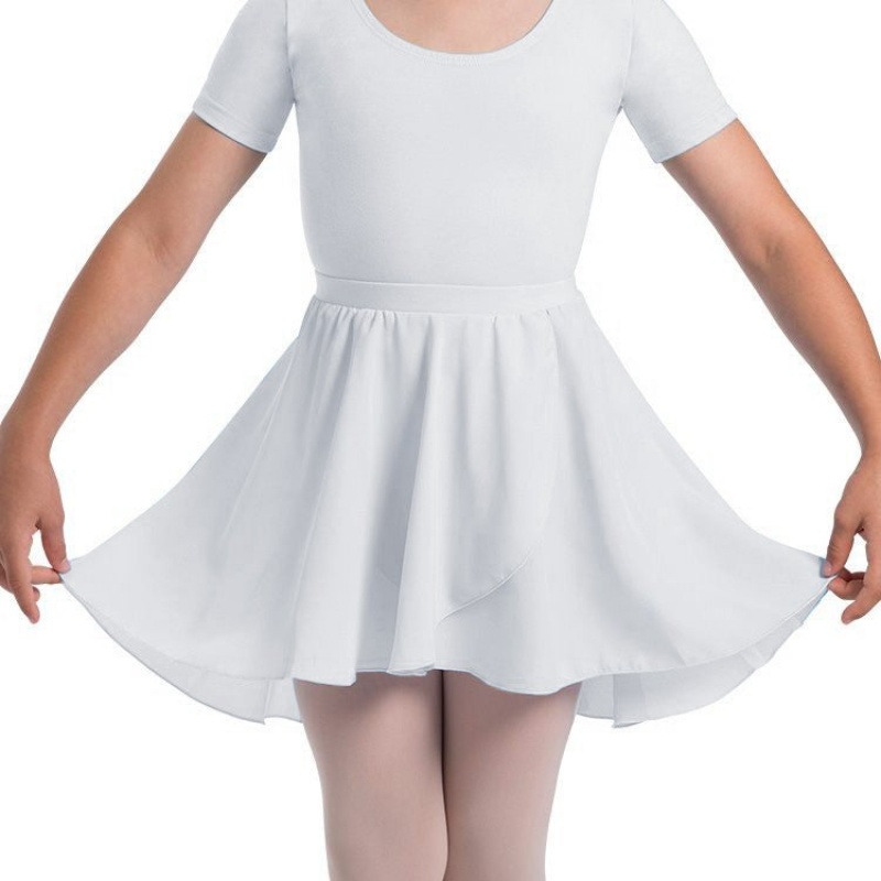 White Kids' Bloch Royale Exam Skirts | AUSWC77480