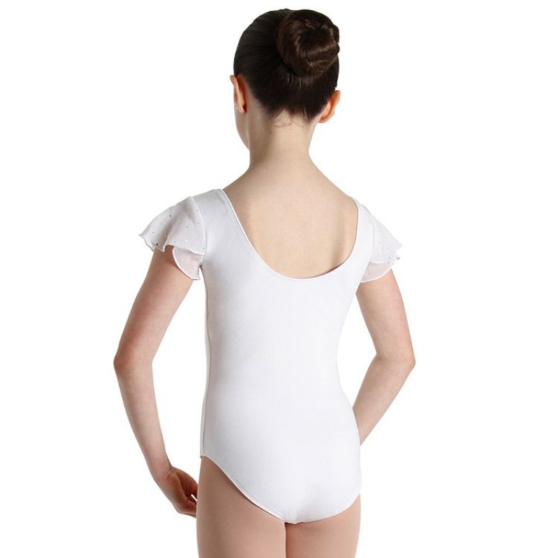 White Kids' Bloch Scarlett Leotards | SUSVO32429