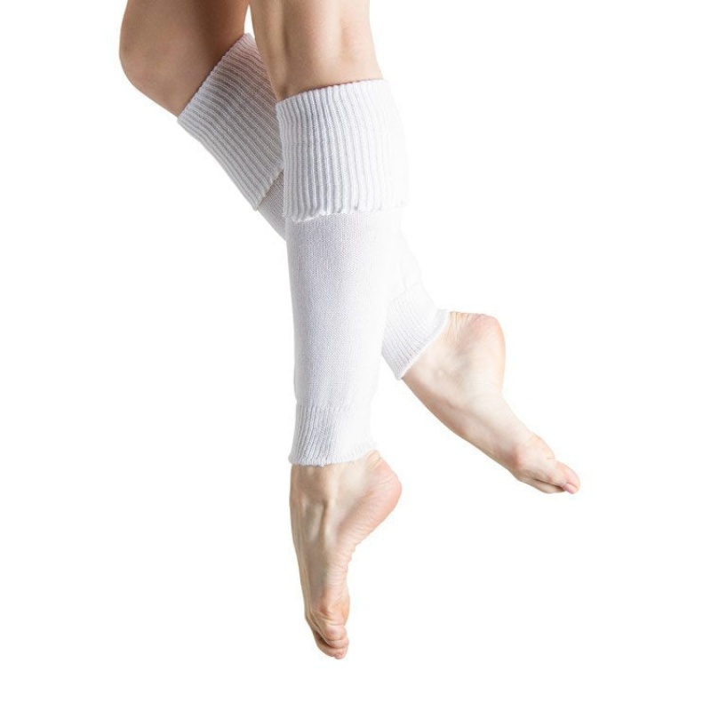 White Men\'s Bloch Anna Legwarmers Knitwear | USJKU16877