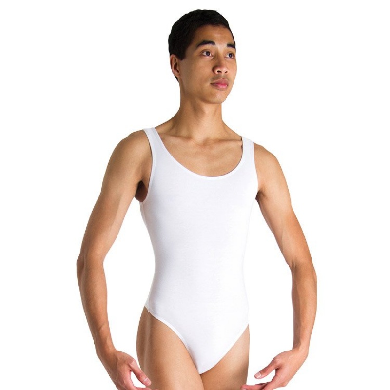 White Men's Bloch Brad Leotards | XUSBH13677