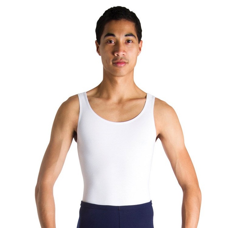 White Men's Bloch Brad Leotards | XUSBH13677