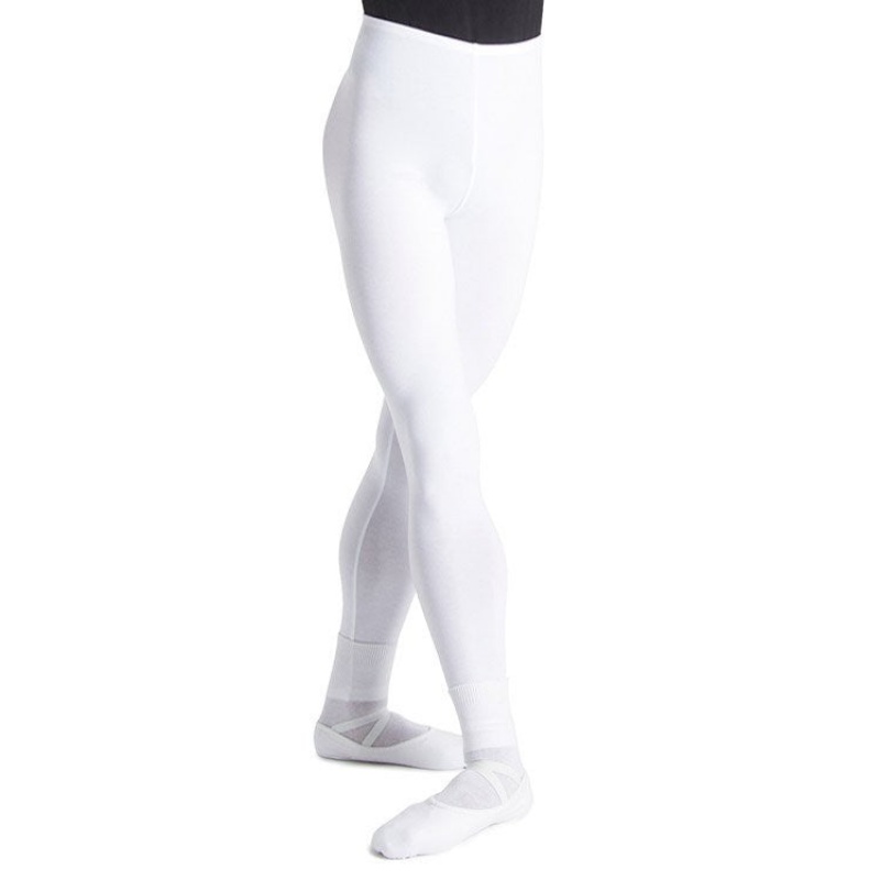 White Men\'s Bloch Dale High Waist Full Length Tight | USCIF71966