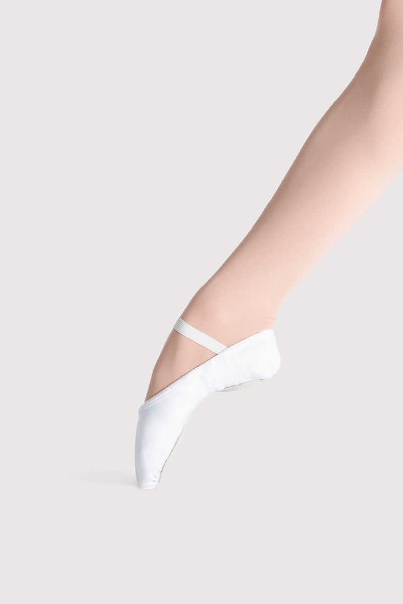 White Women's Bloch Prolite II Canvas Ballet Flats | AUSDF84698