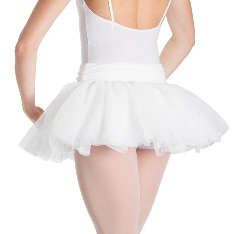 White Women's Bloch Tutu Skirts | LUSSX59050