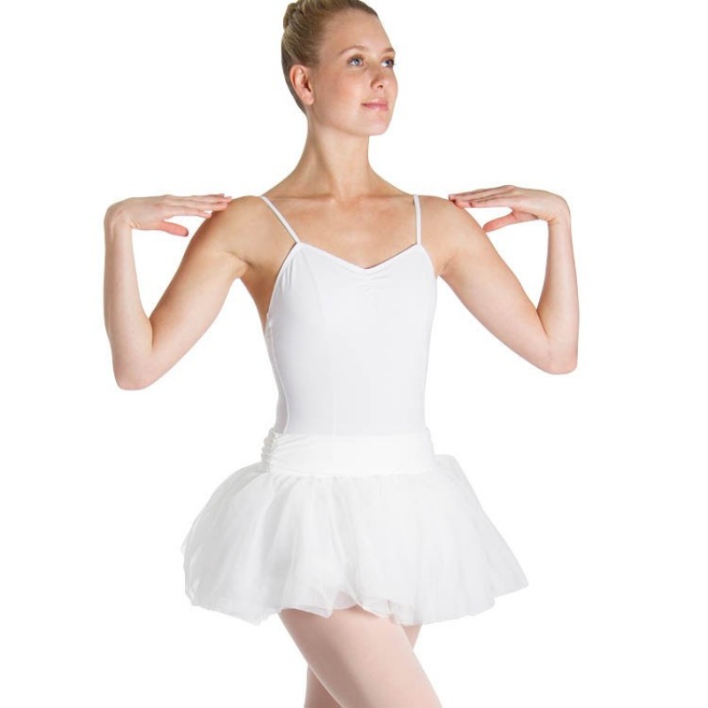 White Women's Bloch Tutu Skirts | LUSSX59050